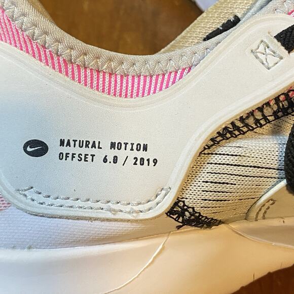 Nike Flex Women’s 10 Contact 3 Running Shoes Sneakers Gray Pink - Picture 5 of 8